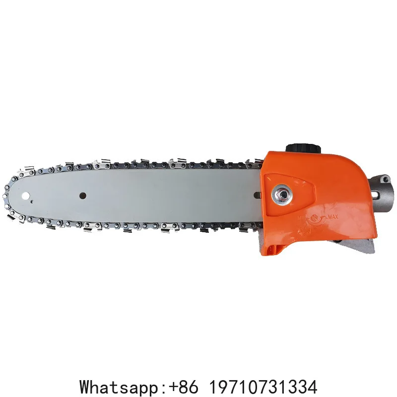 Lawn Mower/brush Cutter/weeder/hedge Trimmer Accessories,saw Tree/high Branch Saw,gear Box Assembly with Guide Chain