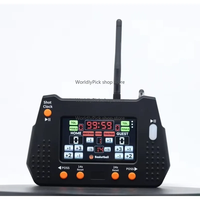 LCD Touch Screen Wireless Console Panel Desktop Game Controller for Basketball Soccer Table Tennis Badminton Scoreboard