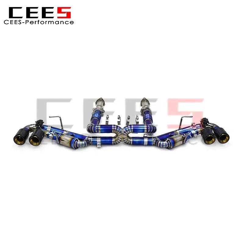 

cees for (2019-2023) Chevrolet CORVETTE C8 Racing Performance Catback Exhaust System Muffler SS304 Valved Exhaust Pipe Assembly