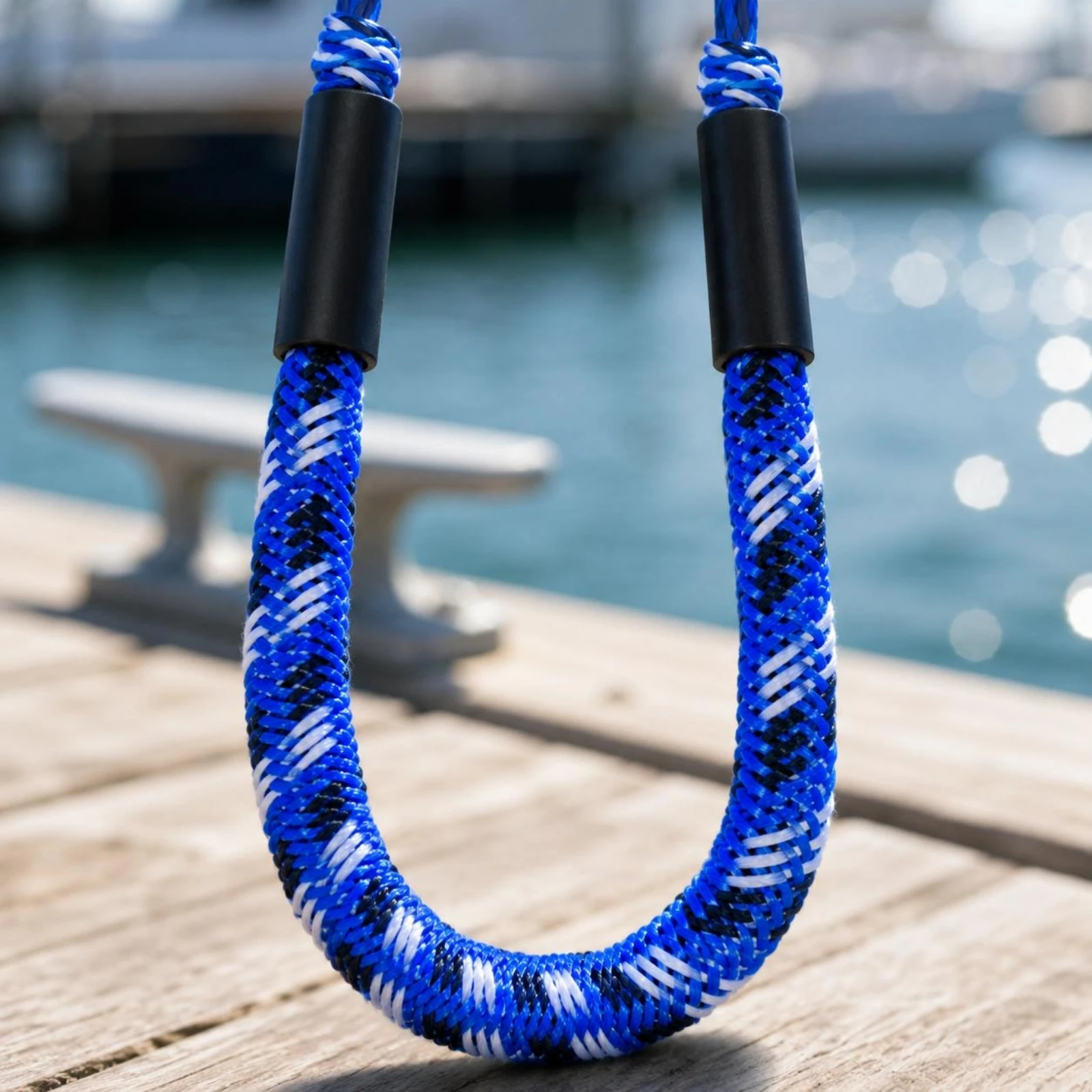 

Bungee Dock Line Adjustment Tube Elastic Mooring Rope Braided Elastic Rope Stretchable Boat Tie down Weather Resistant
