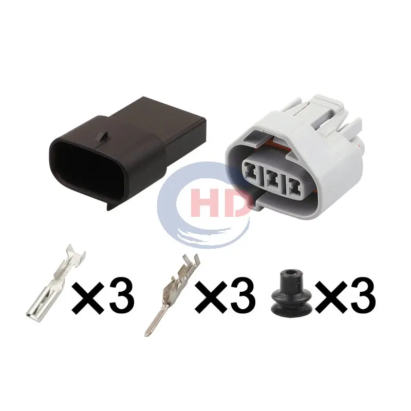 

1-20 sets 3 pin Receptacle Mate Connector Kit 90980-11145 6189-0028