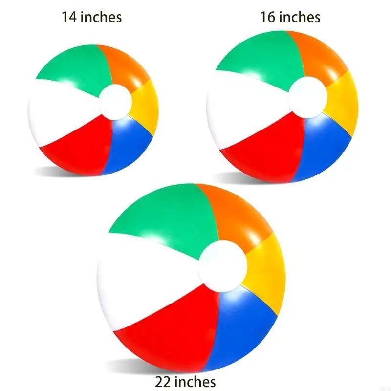 F62d 워터 볼 비치 볼 수영 공 수영 파티 용품 14in 16in 22in