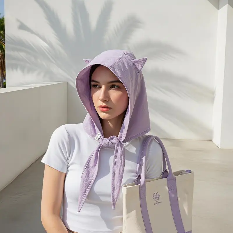 Fisherman Hat 2026 Summer Fashion UV Protective Quick Dry with Adjustable Strap Cute Ear Design for Beach Vacation