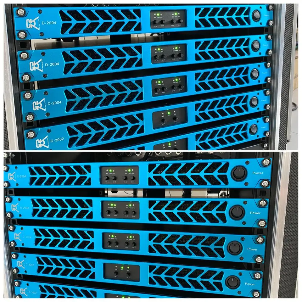 4*3200W 4 Channel Amplifier Hi-fi Stereo Audio Amplifier