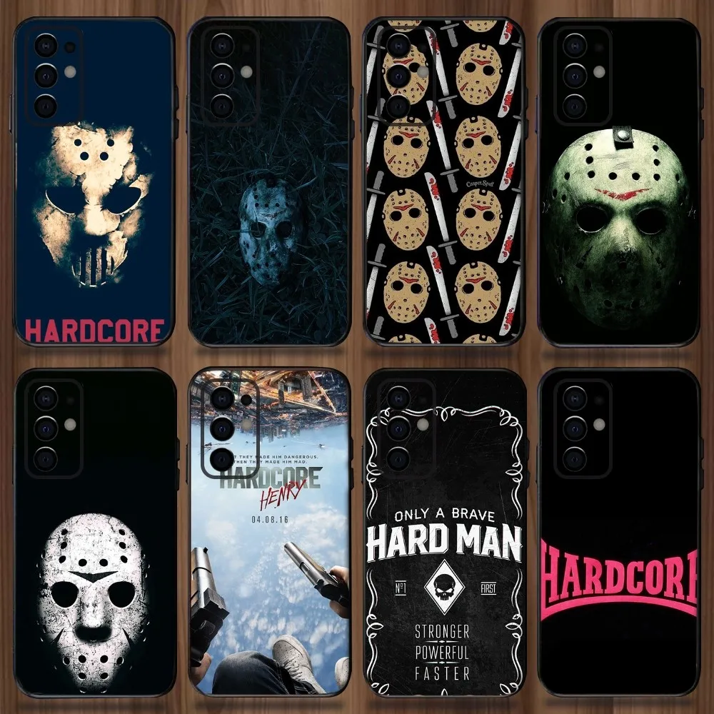 Film Hardcore H-Henry Phone Case For Samsung Galaxy A13,A21s,A22,A31,A32,A52,A53,A71,A80,A91 Soft Black Cover