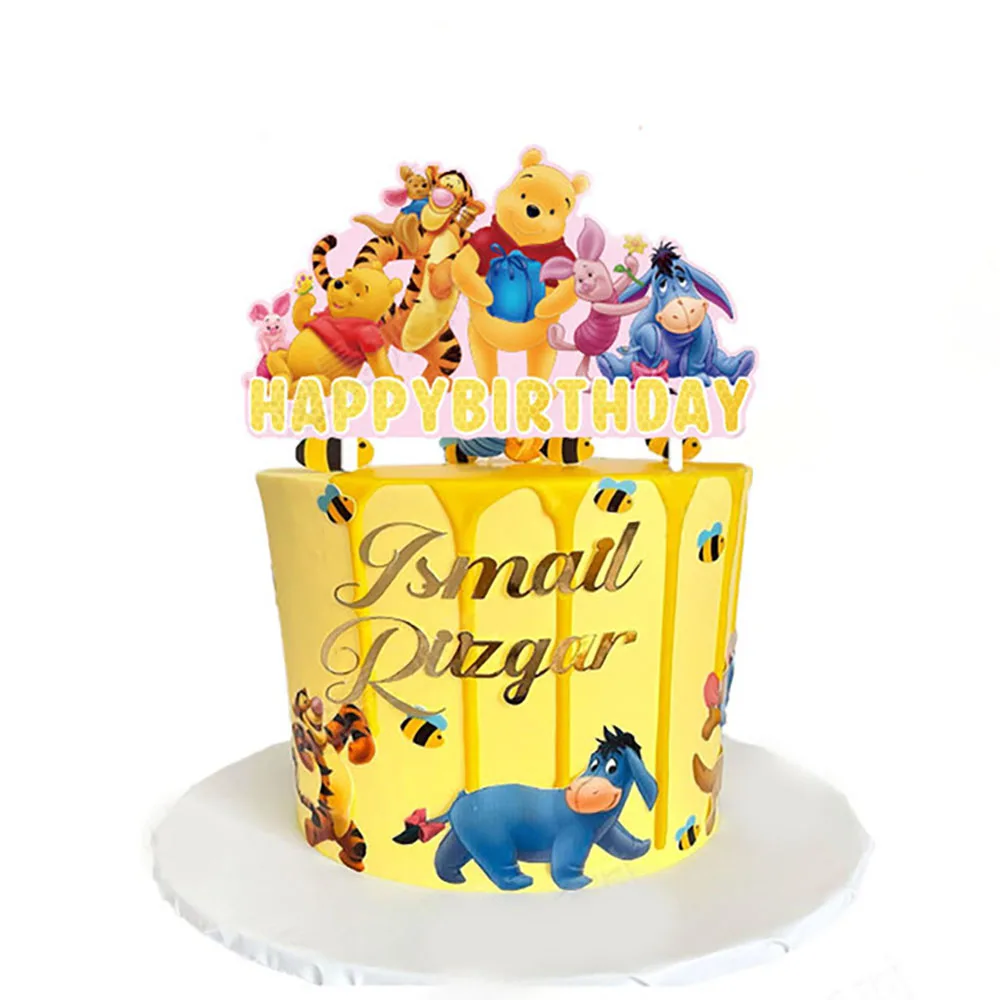 Disney Winnie the Pooh Themed Foil Balloons Set for Kids Birthday Decoration Balloons Wedding Decorations Baby Shower Supplies