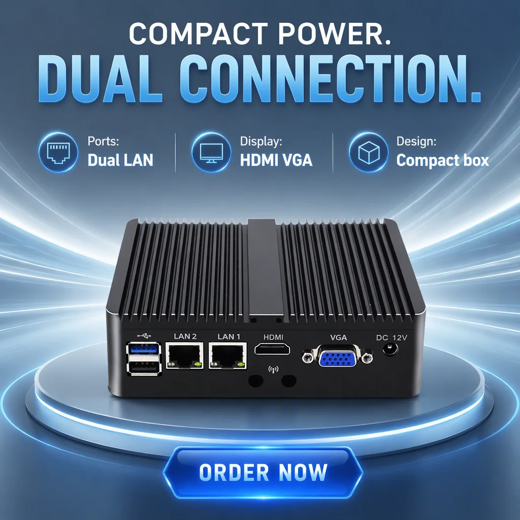 Ddr3 8Gb - Mini PC Industrial Computer Quad Core