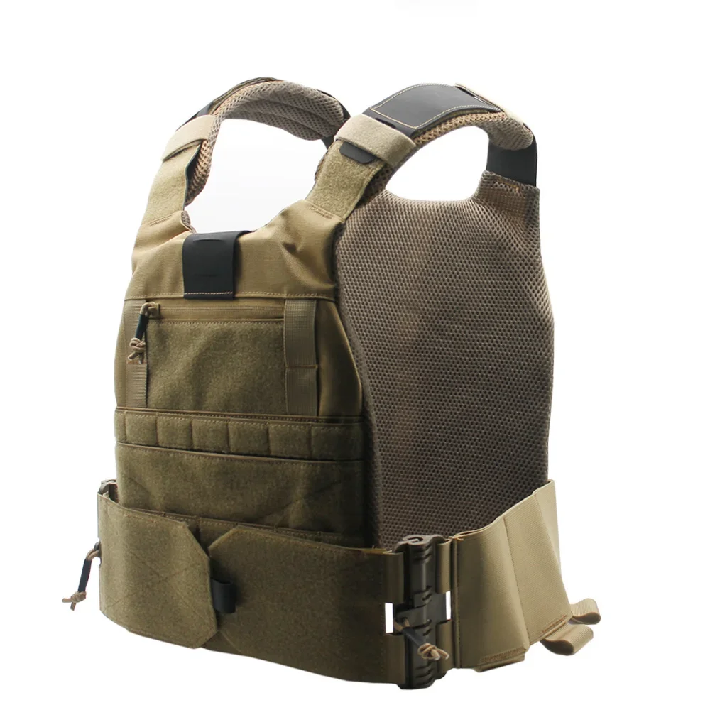 Chaleco airsoft con hombreras acolchadas transpirable y correas - imagen 5