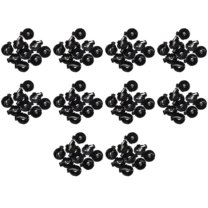 

A32T-CR2016 2025 2032 гнездо держателя батарейки типа «таблетка» черный, 100 шт.