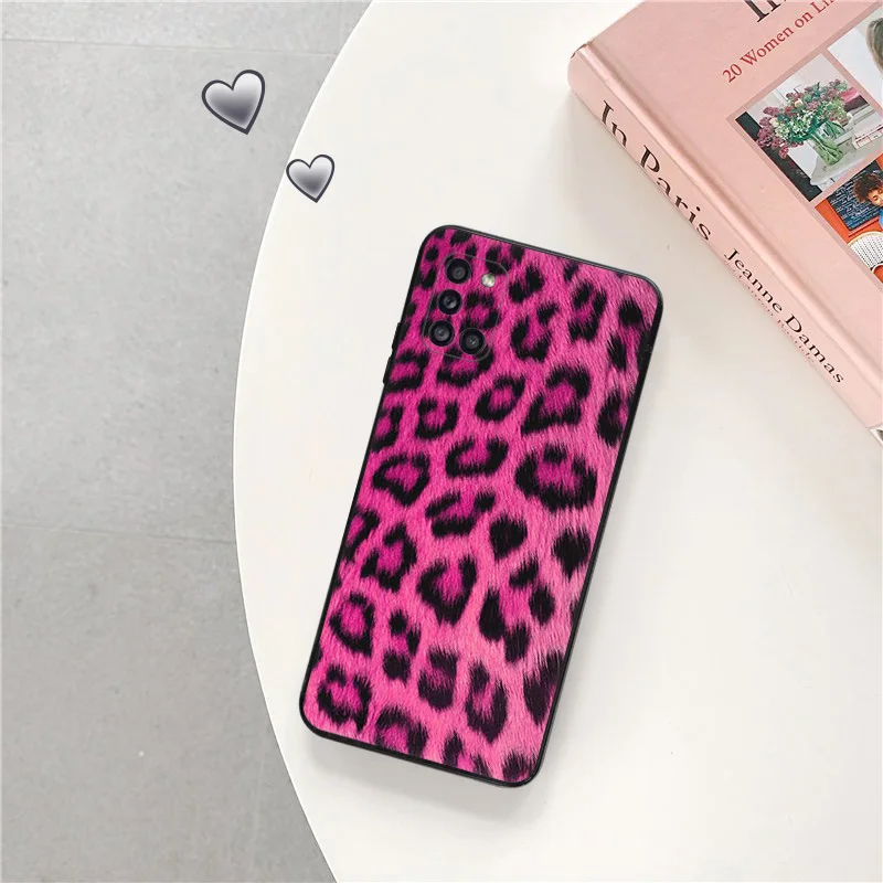 Phone Case For Samsung S24 Plus S23 S22 S21 S9 S20 S10 Galaxy Note20 Ultra Colorful Leopard Snake Scales Camera Protective Cover