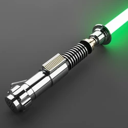 DamienSaber Luke Skywalker EP8 Lightsaber Heavy Dueling Xeno Pixel Saber Metal Hilt with 34 Sound Fonts Sensitive Smooth Swing