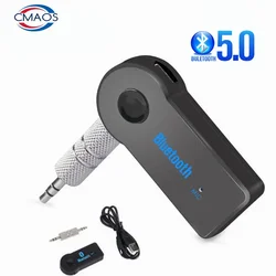 2 in 1 kablosuz Bluetooth 5.0 alıcı verici adaptörü 3.5mm Jack araba müzik ses Aux A2dp kulaklık alıcısı Handsfree için