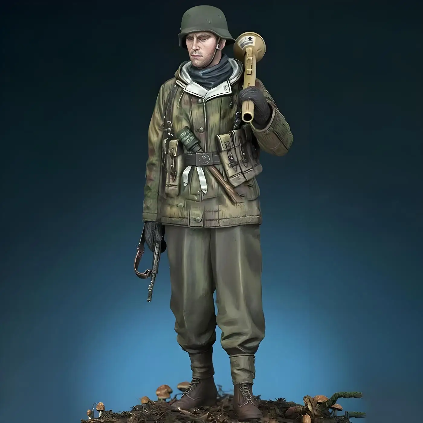 1/16 фигурка военного солдата-пистолета времен Второй мировой войны, неокрашенная и разобранная. 1/16 фигурка военного солдата-пистолета времен Второй мировой войны, неокрашенная и разобранная.
