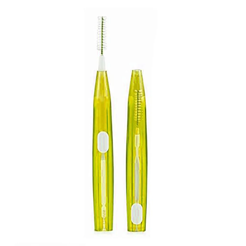 

60Pcs Interdental Brush Cleaners Push-Pull Type Dental Floss Picks for Oral Care Effective Toothbrush Replacement for Braces