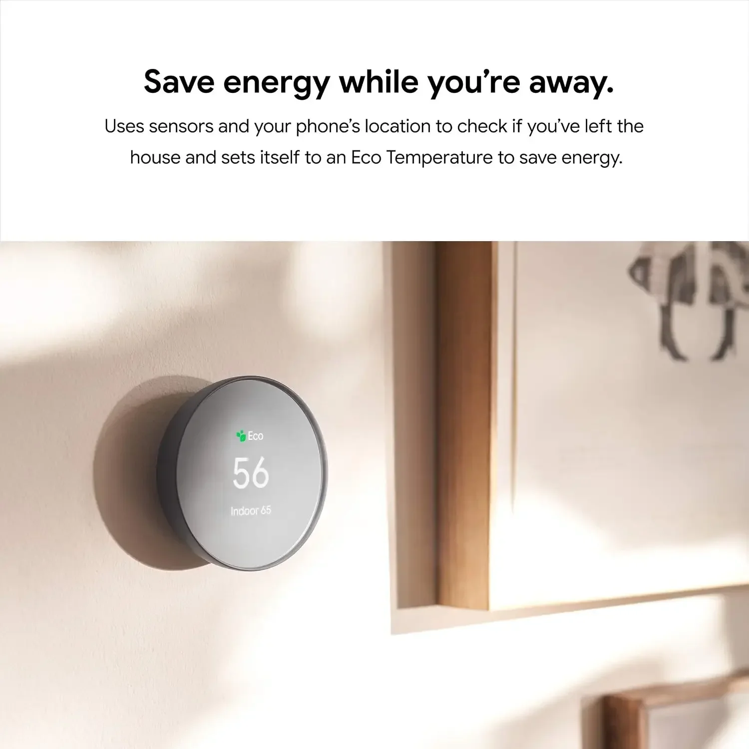 Nest Thermostat - Smart Thermostat for Home - Programmable Wifi Thermostat - Charcoal