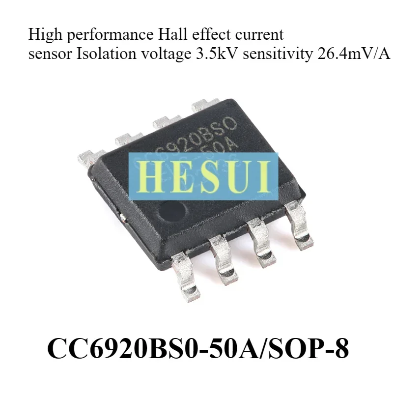 Original CC6920BSO-50A SOP-8 High performance current sensor isolation voltage 3.5kV