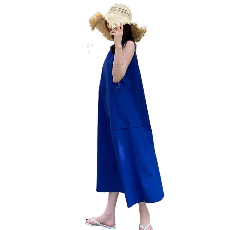 

2024 High Street Vintage Long Dress Candy Color Korean Style A-Line Maxi Dress Holiday Party dress Vestidos -