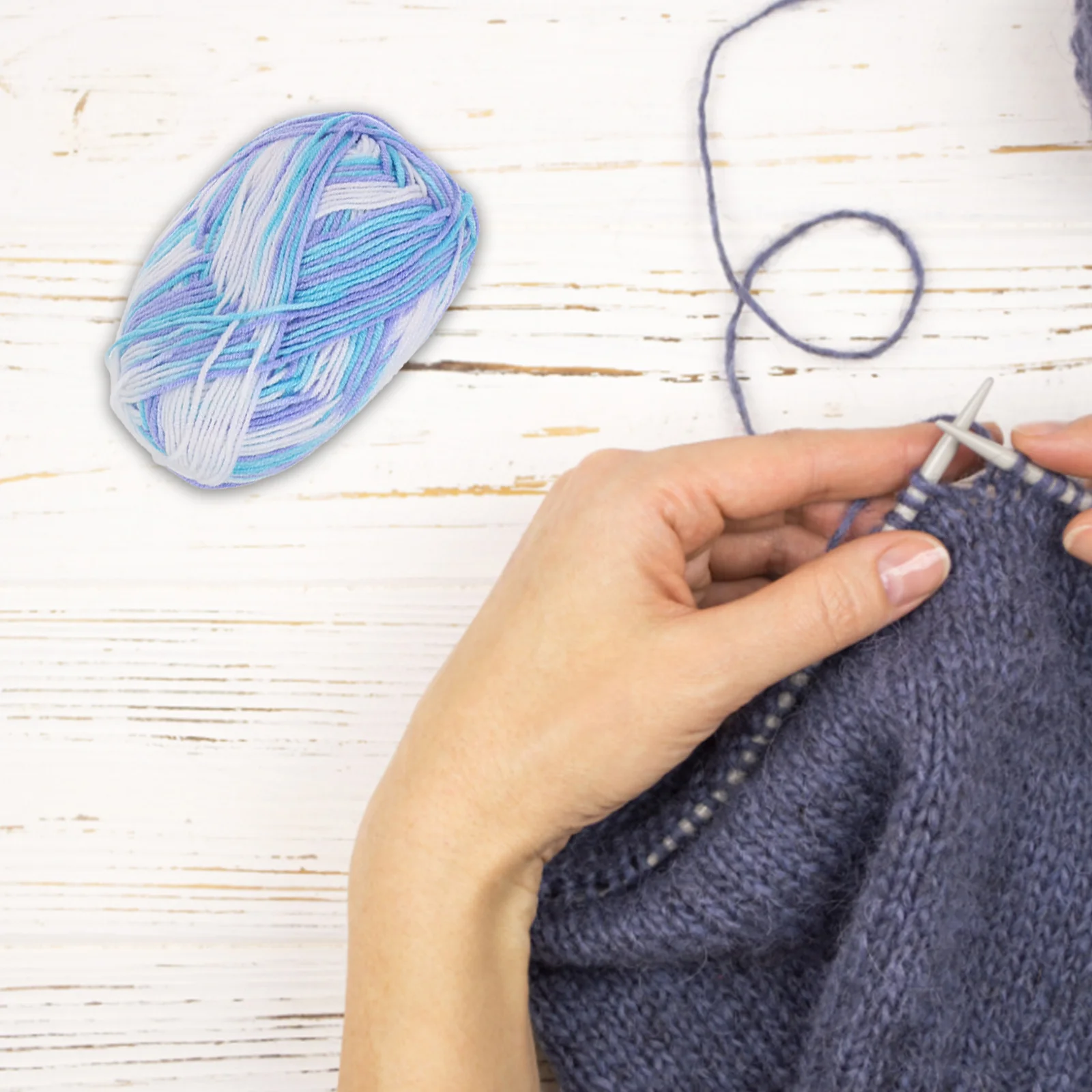 متعدد الألوان غزل 10 لفات خيط القطن الكروشيه لينة خفيفة الوزن تتلاشى مقاومة للحياكة الحرفية البطانيات القبعات والأوشحة