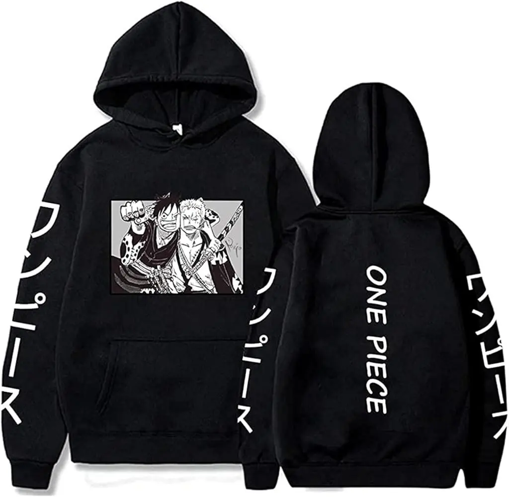 

Unisex Streetwear One Piece Hoodie Man Women Anime Print Y2k Clothes Long Sleeve Pullover Sweatshirt Casual Tops Hooded Jacket