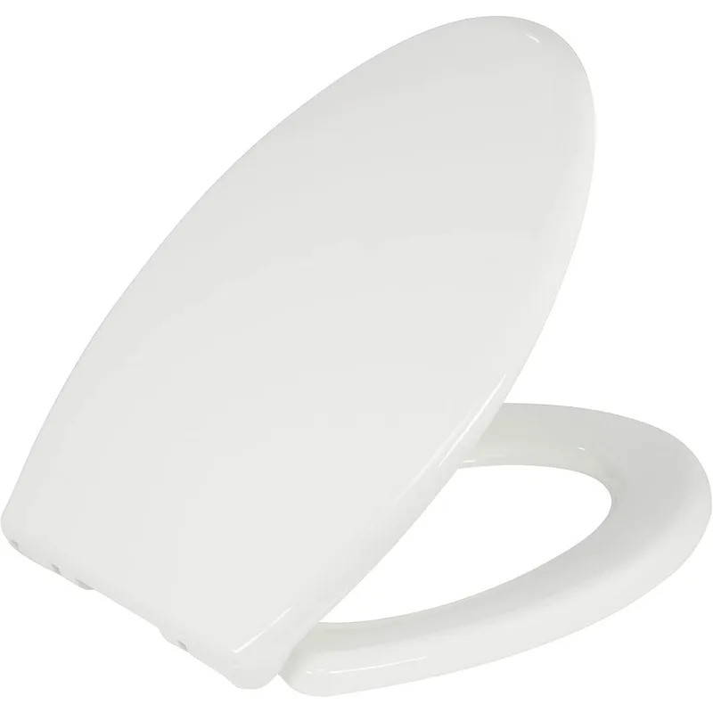 plasticToilet Seat (Round or Elongated), Slow Close (Soft Close, Quiet Close), Stain-Resistant and Easy to Clean