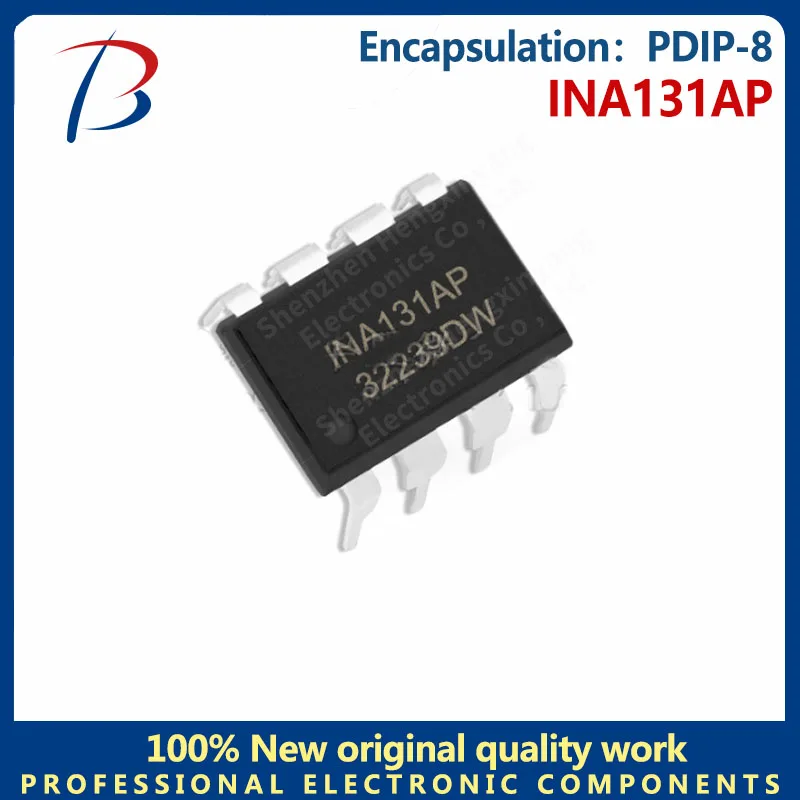 10PCS INA131AP silkscreen INA131AP package PDIP-8 operational amplifier chip