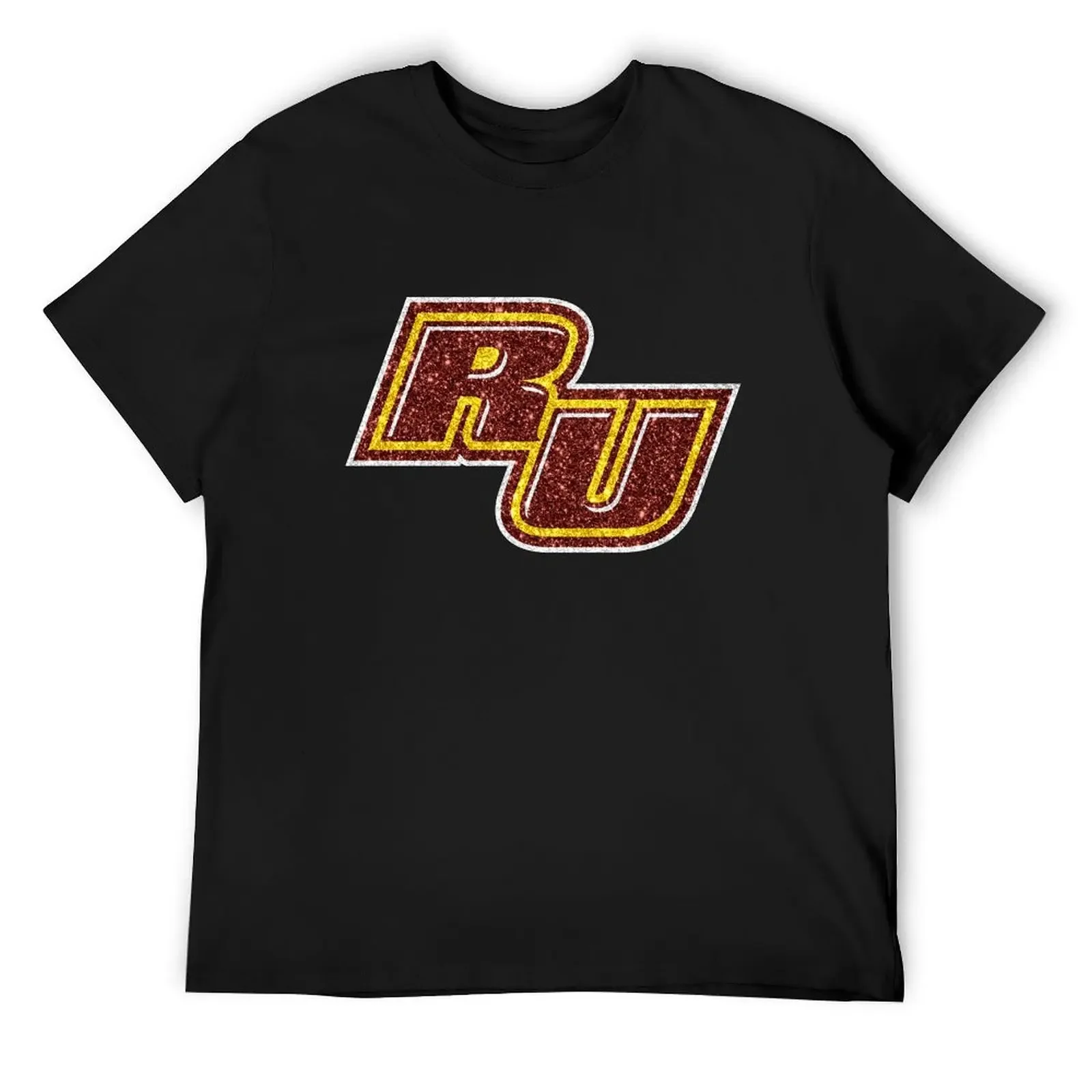 

glitter rowan logo T-Shirt street wear plus size tops slim fit t shirts for men