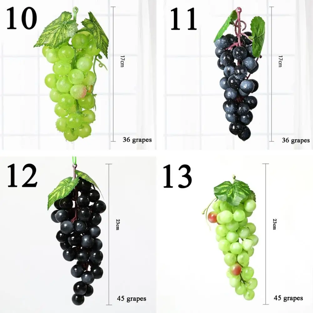 حديقة حفلة البلاستيك الزفاف ديكور العنب الفاكهة الاصطناعية محاكاة ديكور المنزل
