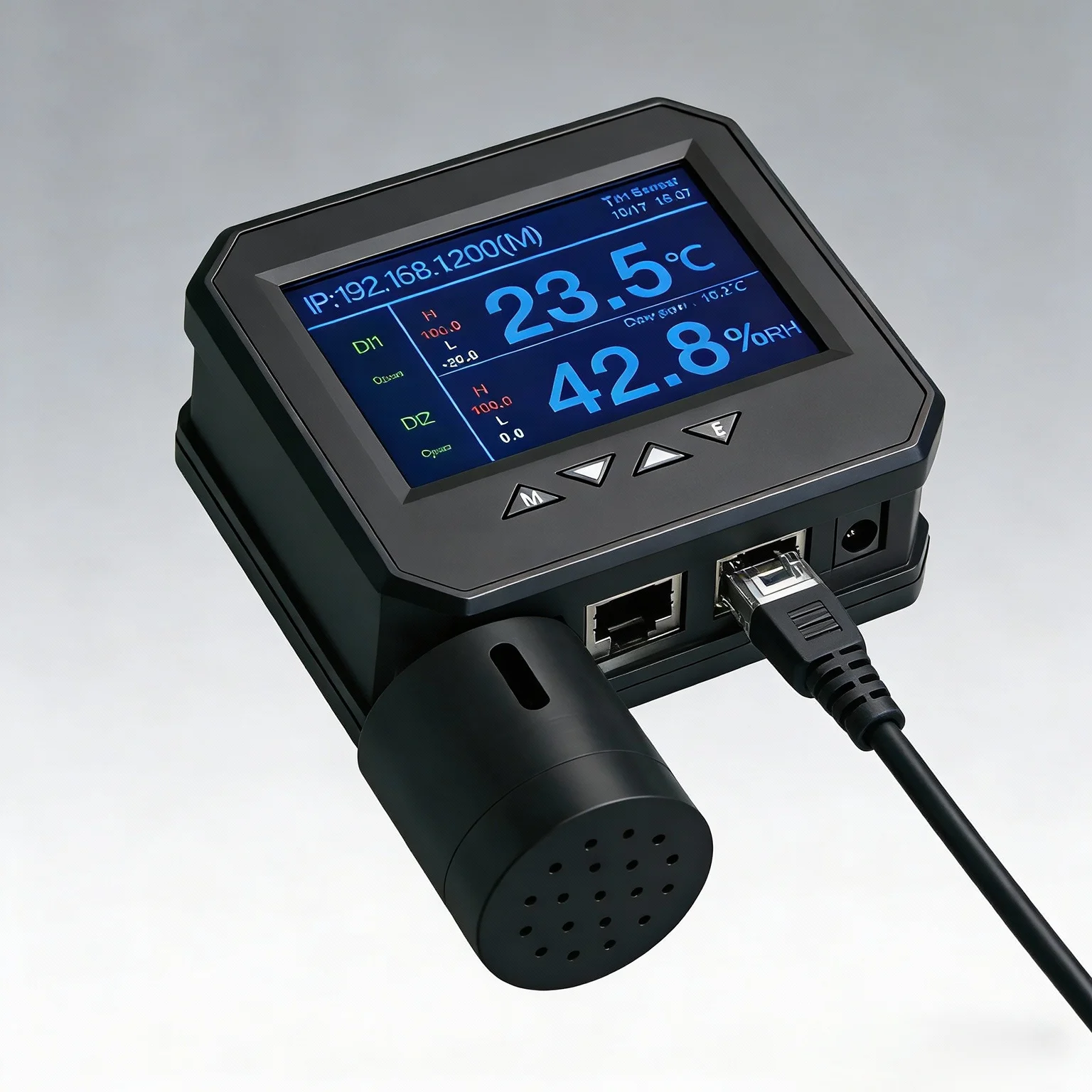 2026Smart Gas Temperature and Humidity Sensor, 4-in-1 Probe, Suitable for Chemical Plants, Data Centers, and Storage Rooms