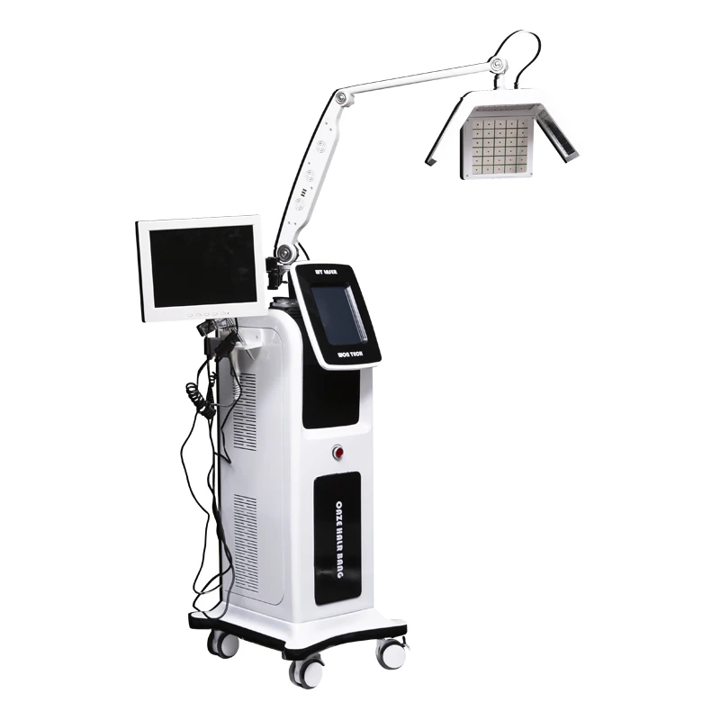 650nm Diode Laser Hair Growth Machine Hair Follicle Stimulation With Scalp Detection Hair loss Treatment Beauty Equipment