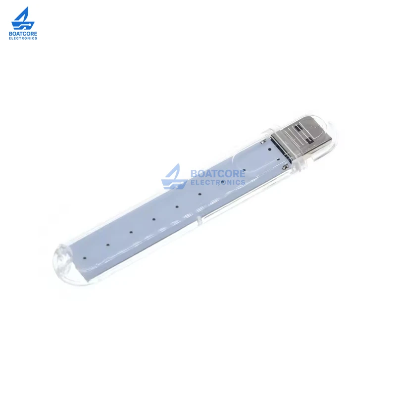 1PCS Mini Tragbare USB Nachtlicht 5V 8LEDs 5730 SMD Buch Lichter Weiße Farbe Für PC Laptops computer Mobile Power Camping Lampe