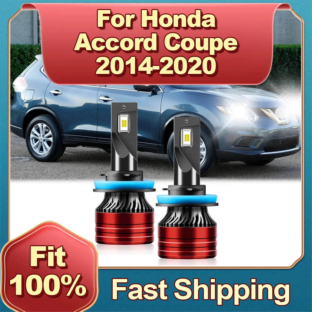 

Led Headlight Bulbs H11 Car Lights 6000K 180W 30000LM Auto Headlamps For Honda Accord Coupe 2014 2015 2016 20117 2018 2019 2020