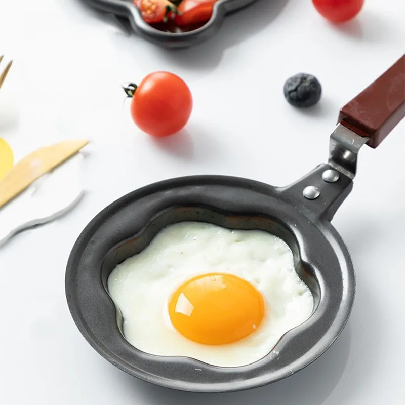 Egg Mold Pan Flip Omelette Mold Kitchen Tools Mini Non-Stick Frying Pan Pancake Maker Breakfast Egg Frying Pot Cooking Tool