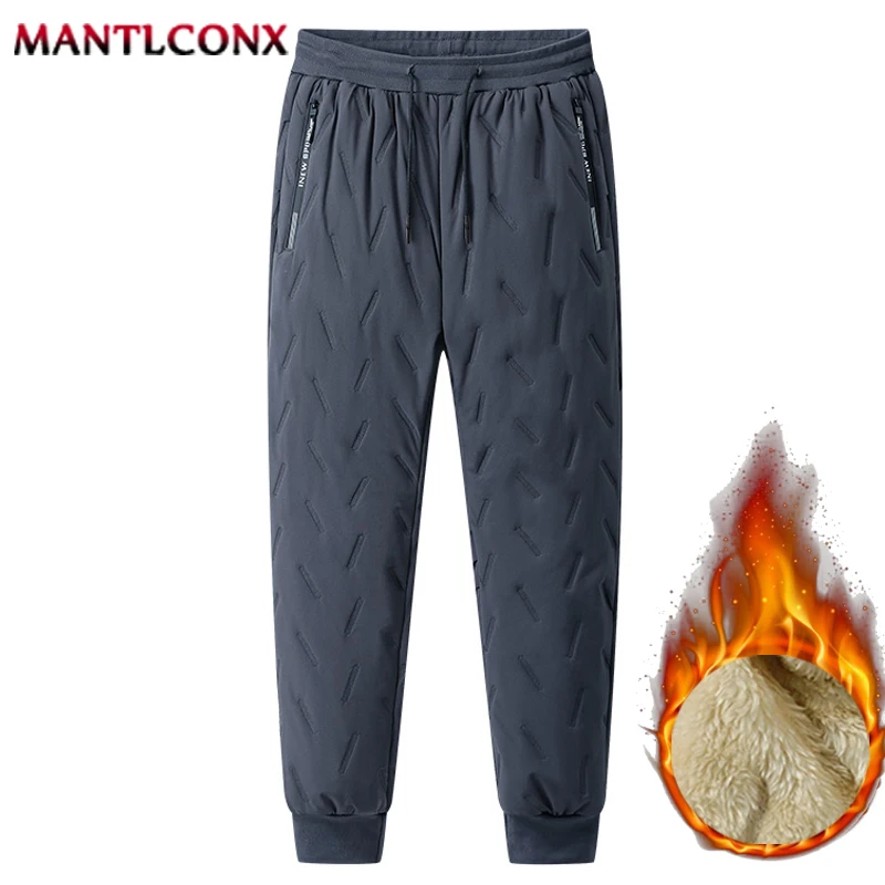 

Thicken Joggers Pants Men Thermal Trousers for Men Windbreak Thicken Warm Winter Pants for Men Sweatpants Autumn Winter New In
