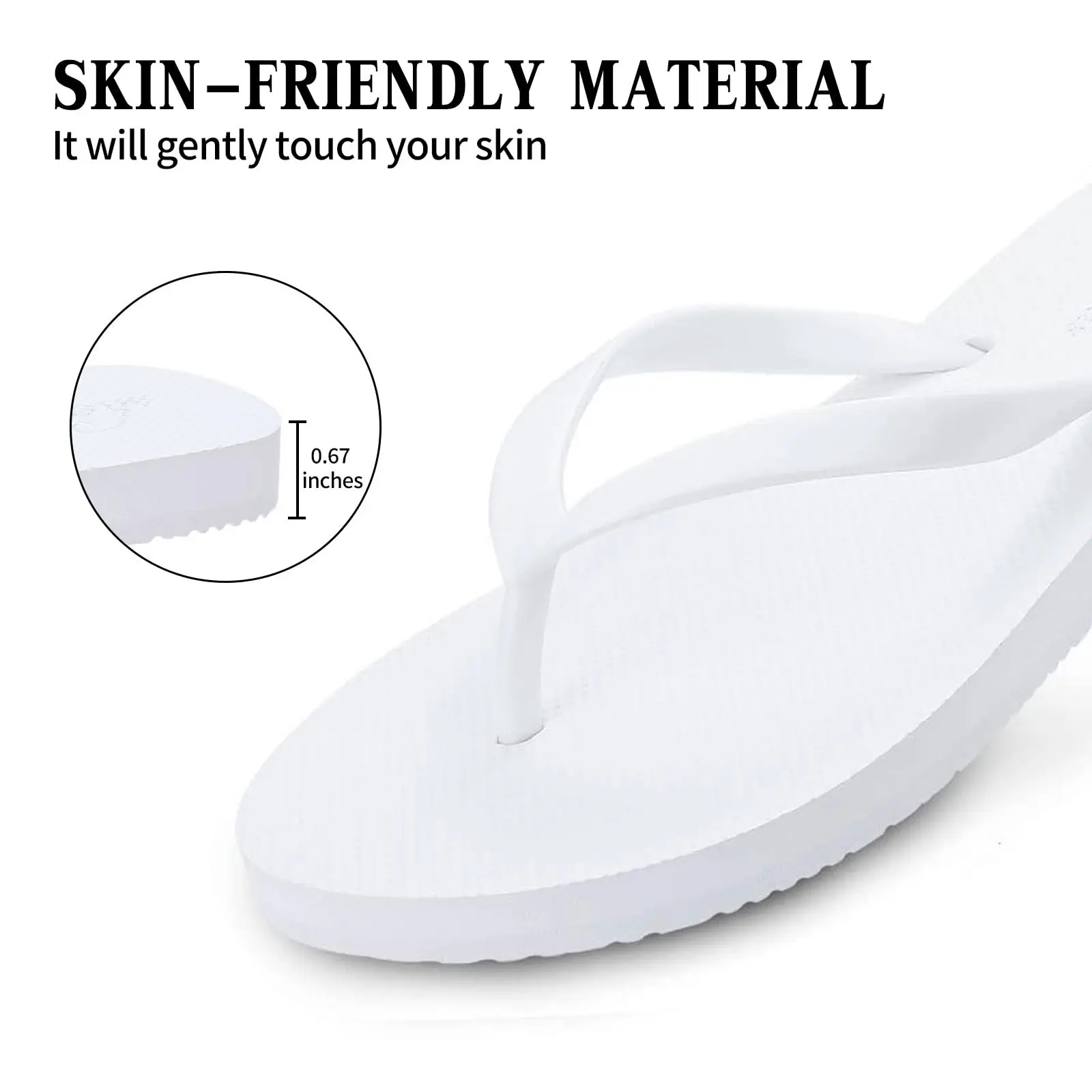 Gacimy Thin Flip Flops For Women, Anti-Slip Rubber Sole, Beach Sandals, Soft Summer Shower Shoes_voghion.com