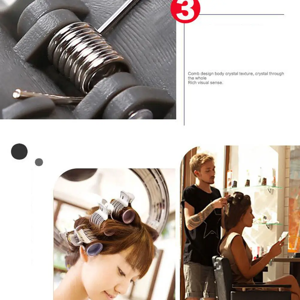 

1Set Resistant Hair Clips Durable Styling Tools for Salon Portable Hairgrip Accessories No Hurt Easy Wear