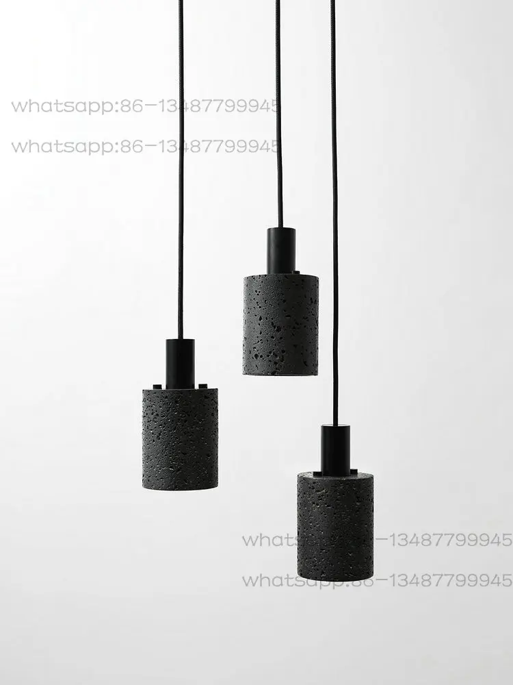 

Black Hole Stone Personality Creativity Nordic Postmodern Black Clothing Designer Sample Room Single Head Entrance Corridor