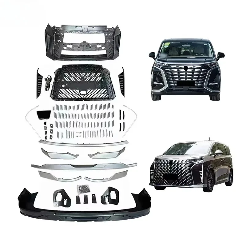 

New Tens 9 2022 + Car Grille Bumper DRL Light Body Kit BYD Denza D9 DC Genesis 2022-2025 Body Kit