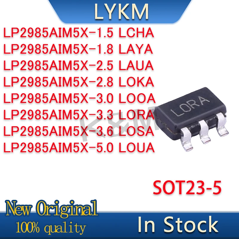 10/Pz Nuovo Originale Muslimex-1.5 Lcha 1.8 Laya 2.5 Laua 2.8 Loka 3.0 Looa 3.3 Lora 3.6 Losa 5.0 Loua SOT23-5 In Magazzino