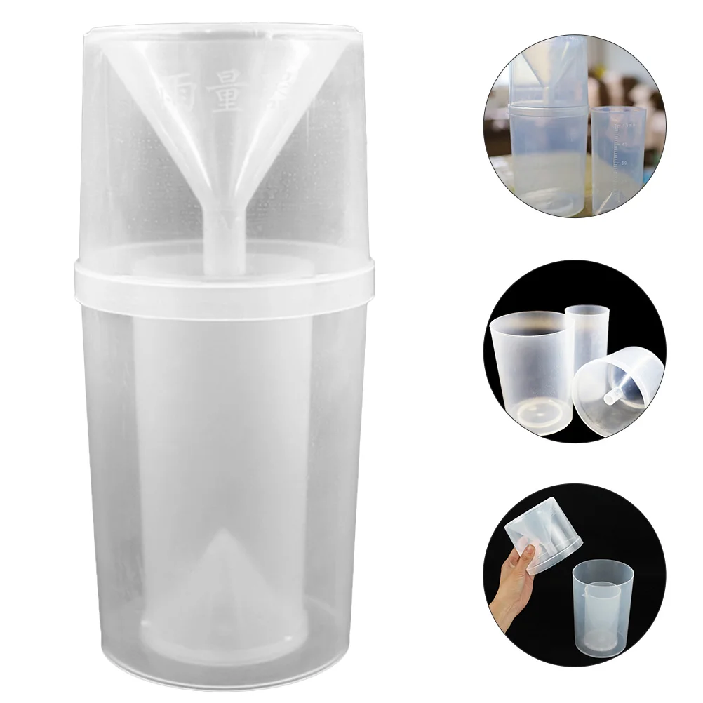 

1 Set Gauge Outdoor Clear Test Tube For Rainfall Measurement Garden Lawn Watering Tool Rain Measure Cup, Replacement Rain Gauge