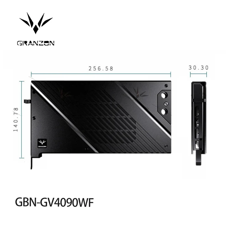 

Granzon Water Block for GIGABYTE GeForce RTX 4090 WINDFORCE / XTERME WATERFORCE GPU Card / T2 Red Copper Material GBN-GV4090WF
