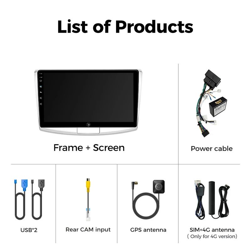 Ainavi Car Radio For Volkswagen VW Passat B7 B6 CC 2007-2015 Multimedia Player Carplay Android Auto Stereo Android13 No 2din DVD