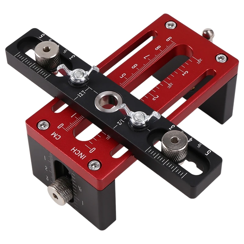 A60Z Top Aluminum Alloy Cabinet Door Positioner Heavy-Duty Tool For Easy Installation Precision Measurement Punching Tool