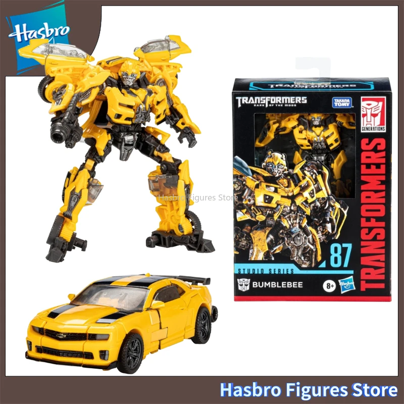 

In Stock Hasbro Transformers Studio Series Dark Of The Moon SS87 Bumblebee Action Figure Collectible Hobby Toy Gift