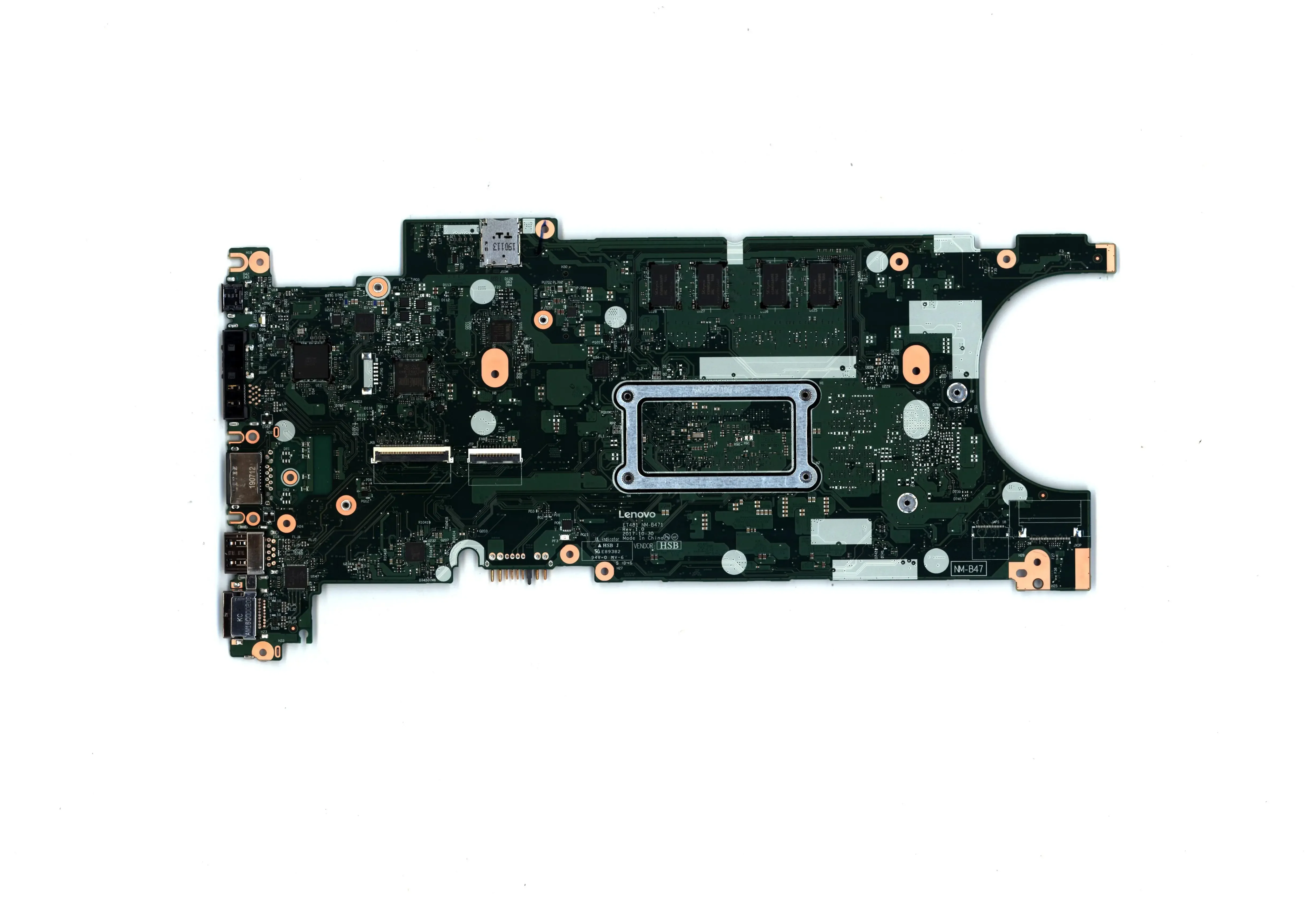 Motherboard For Lenovo ThinkPad T480s Laptop Mainboard I7-8650U UMA 8G 02HL854 01LV626 01YU144