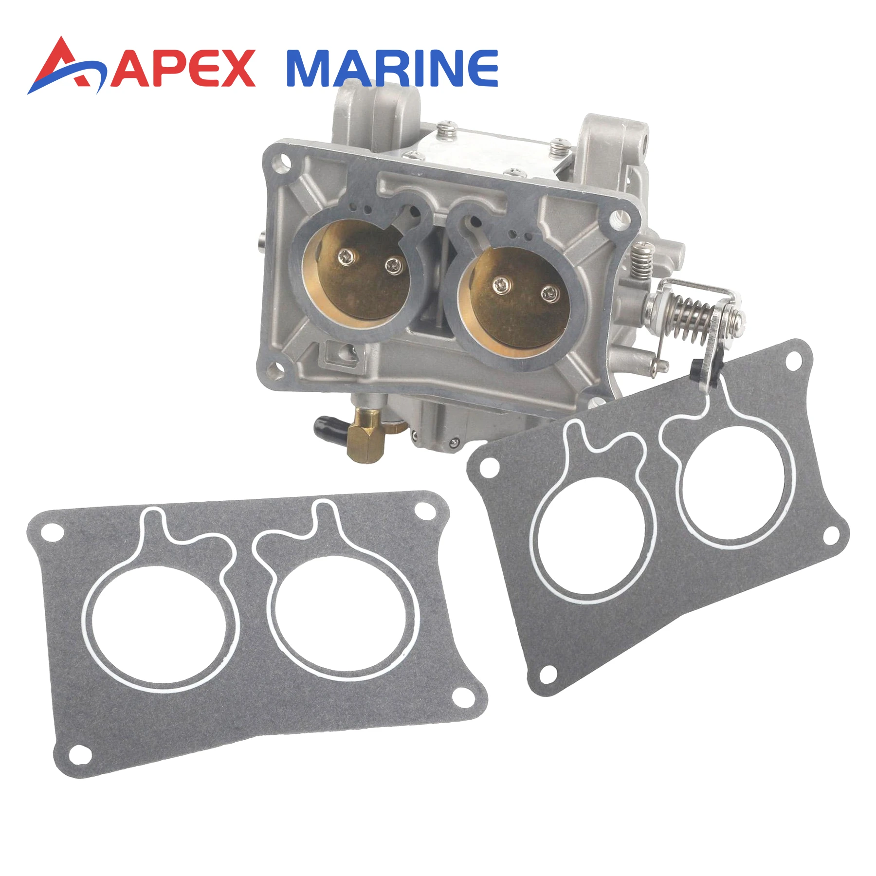 

6F6-14301-00 Boat Motor Carburetor Assembly with Gasket for Yamaha 2-Stroke 40HP E40G E40J E40 6F6-14301-01 Outboard Engine