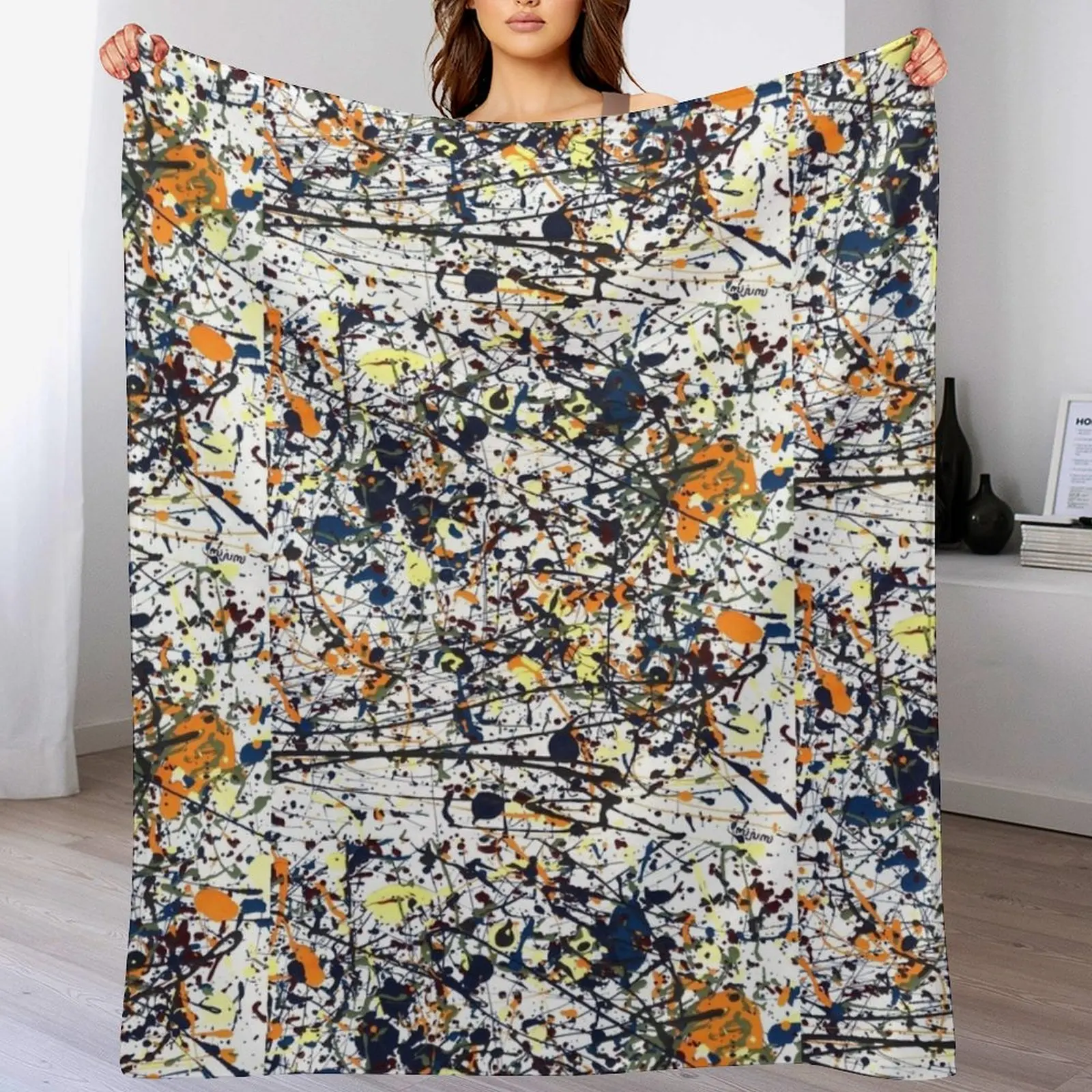 

mijumi Pollock Throw Blanket Giant Sofa Warm Bed heavy to sleep Blankets