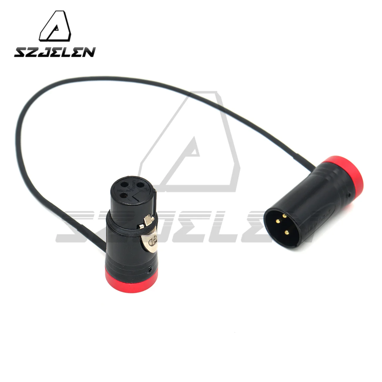 

Low-Profile Right Angle XLR 3-pin to 3-pin female, suitable for Sound Devices / ZOOM F4 F8 XLR shielded jumpers