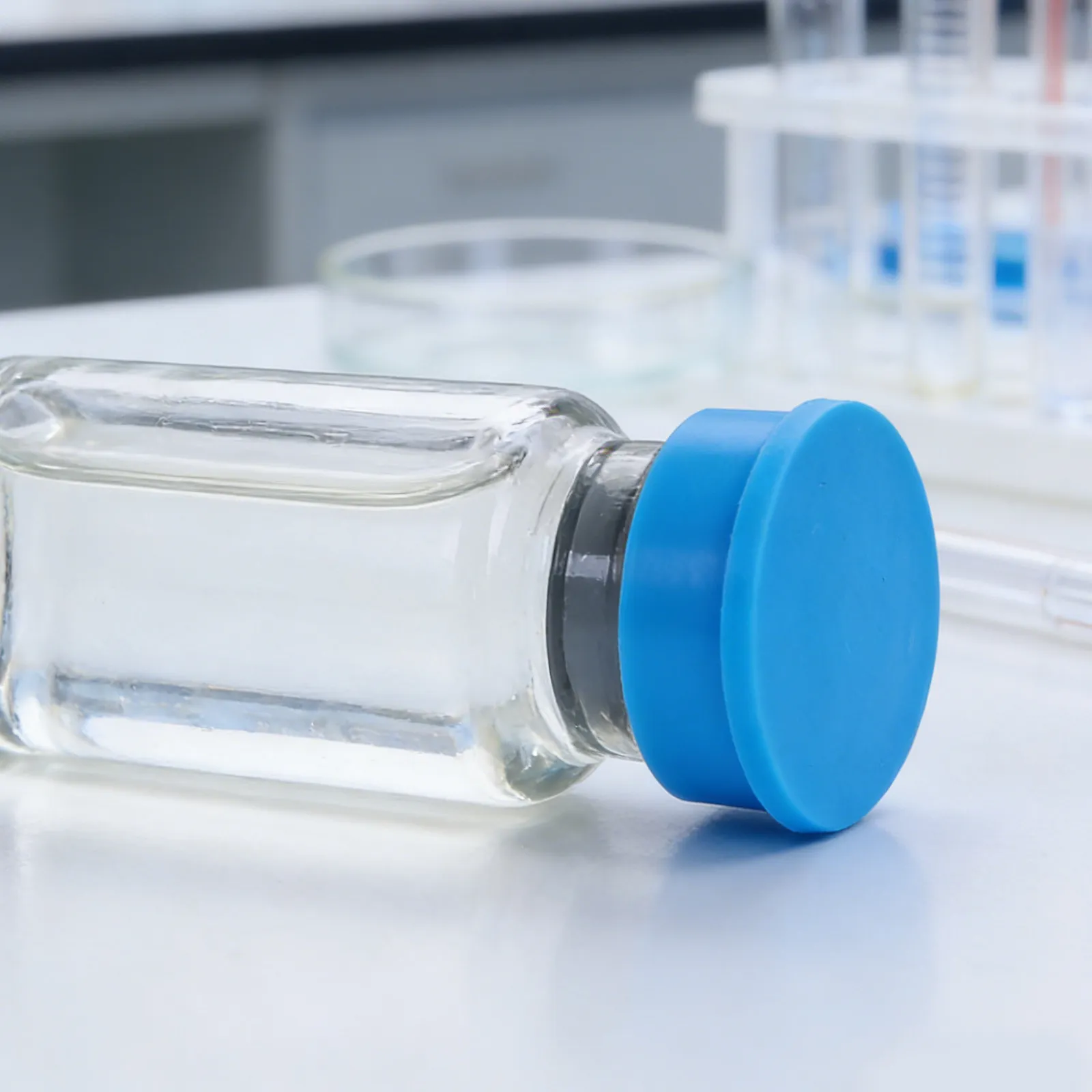 12Pcs Vial Caps Reusable Protective Covers 5Ml Glass Bottles Leakproof Dustproof 6 Colors for Laboratory Peptides Storage and