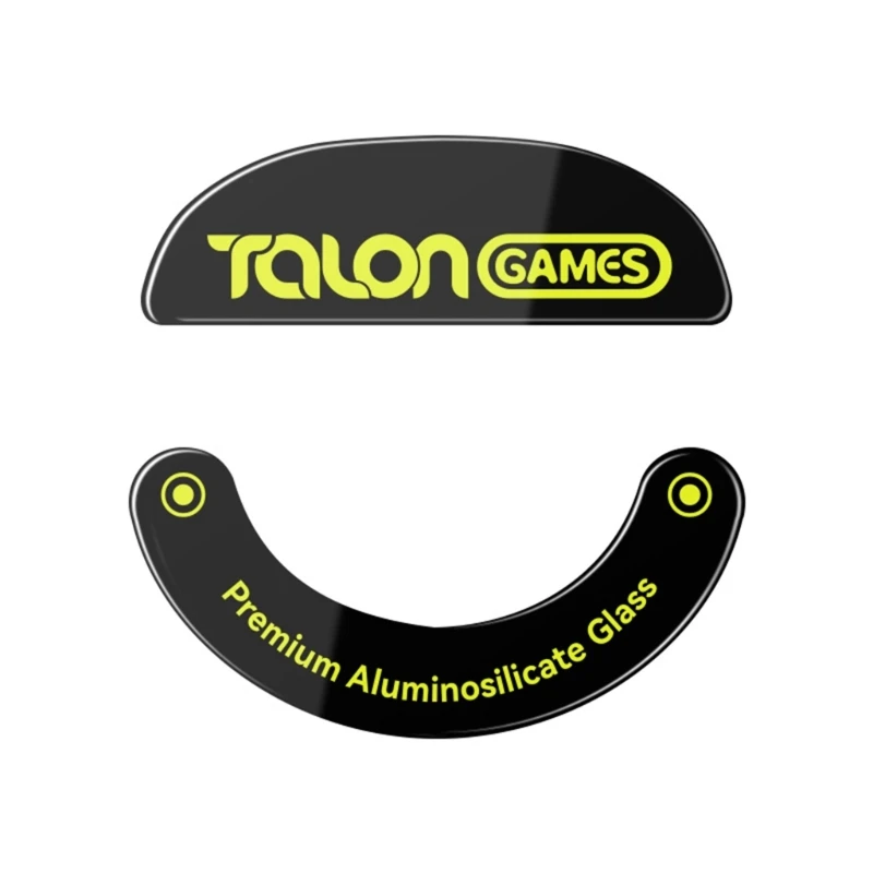 F3KE TALONGAMES Glass Mouse Feet for Pulsar / Mini Wireless Mouse Customized Round Curved Mouse Glass Skates