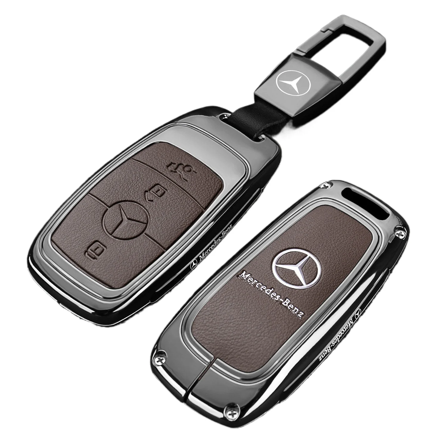 Mercedes Benz car key holder e300L/C260L/GLA200 shell GLC/GLE350/GLB220 package for men's S-Class high-end